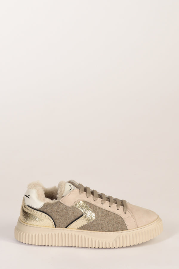 Voile Blanche Sneakers Lipari Beige Chiaro/beige Donna