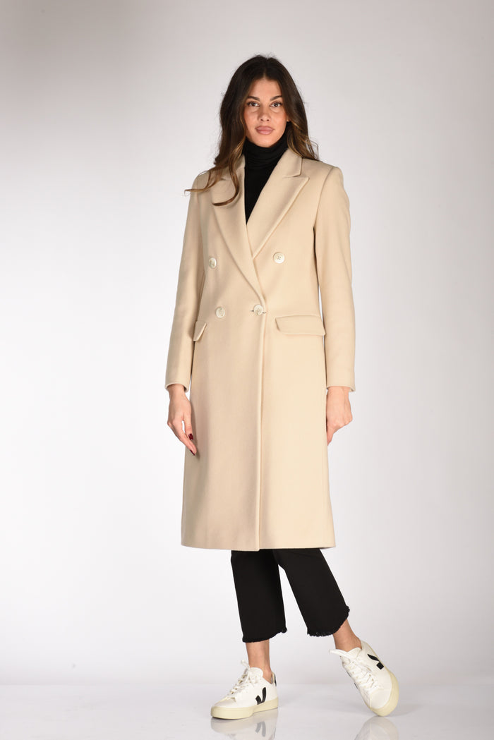 Five Doppiopetto Lungo Beige Chiaro Donna - 1