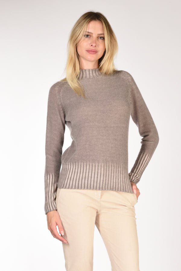 Drumohr Maglia Vulcano Beige Scuro Donna