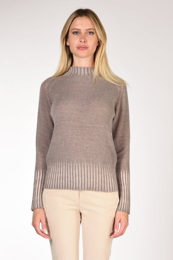 Drumohr Maglia Vulcano Beige Scuro Donna-2