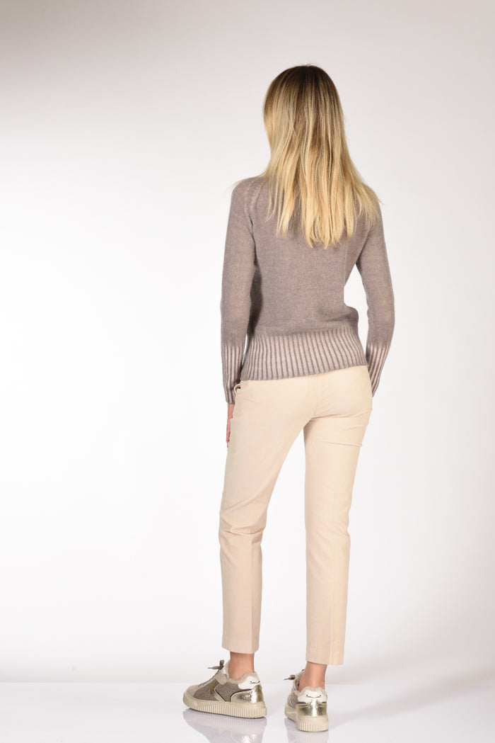 Drumohr Maglia Vulcano Beige Scuro Donna - 5