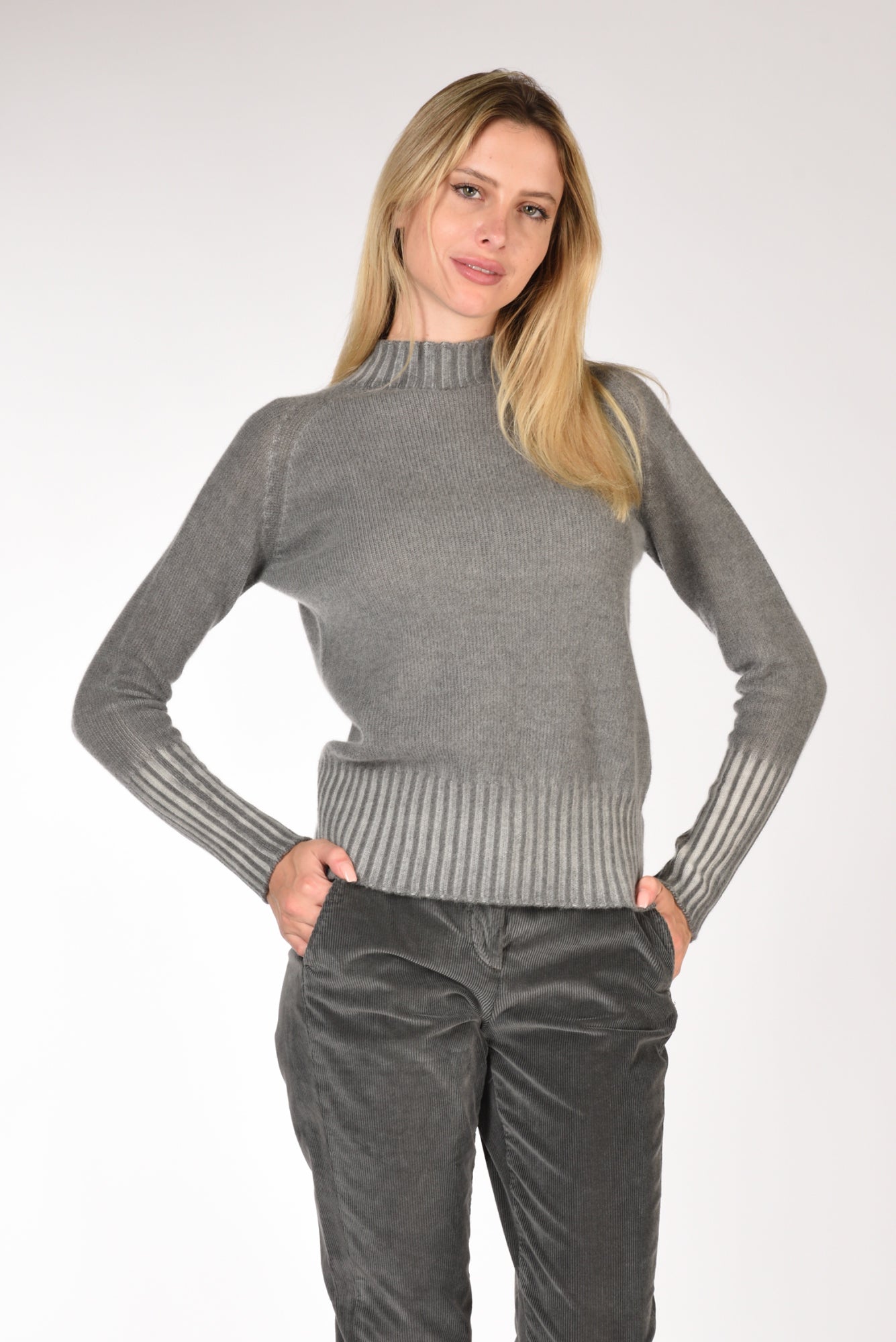 Drumohr Maglia Vulcano Grigio Donna