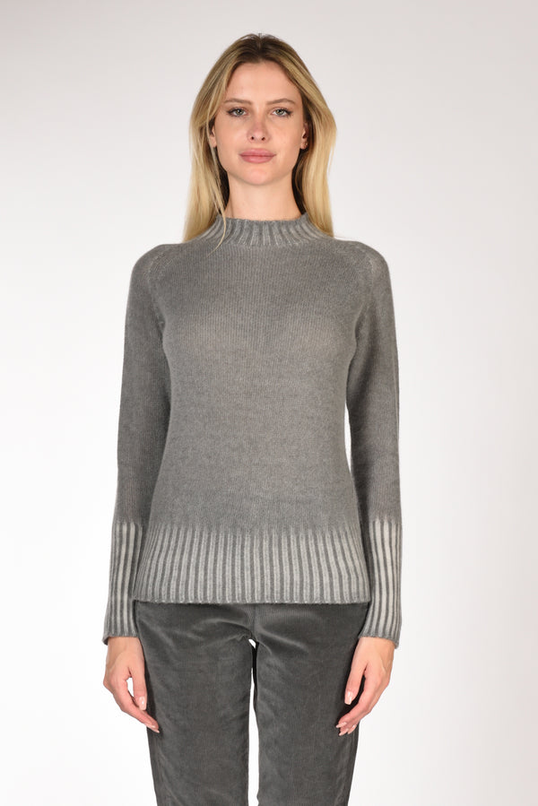 Drumohr Maglia Vulcano Grigio Donna-2