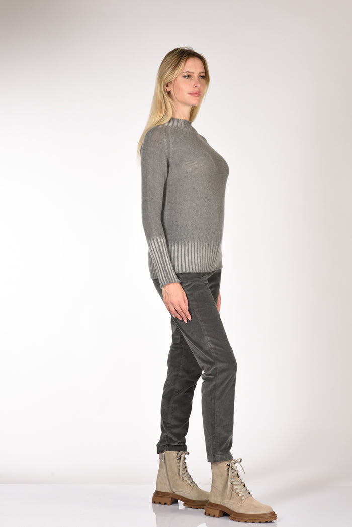 Drumohr Maglia Vulcano Grigio Donna - 4