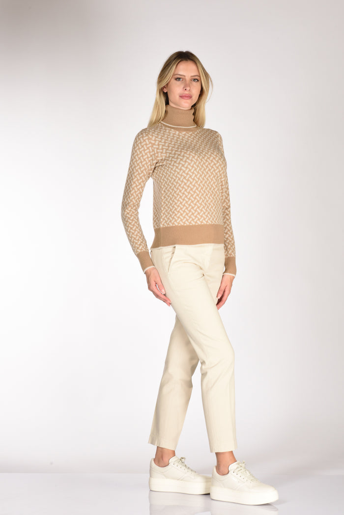 Drumohr Maglia Biscottino Beige Chiaro/beige Donna - 4