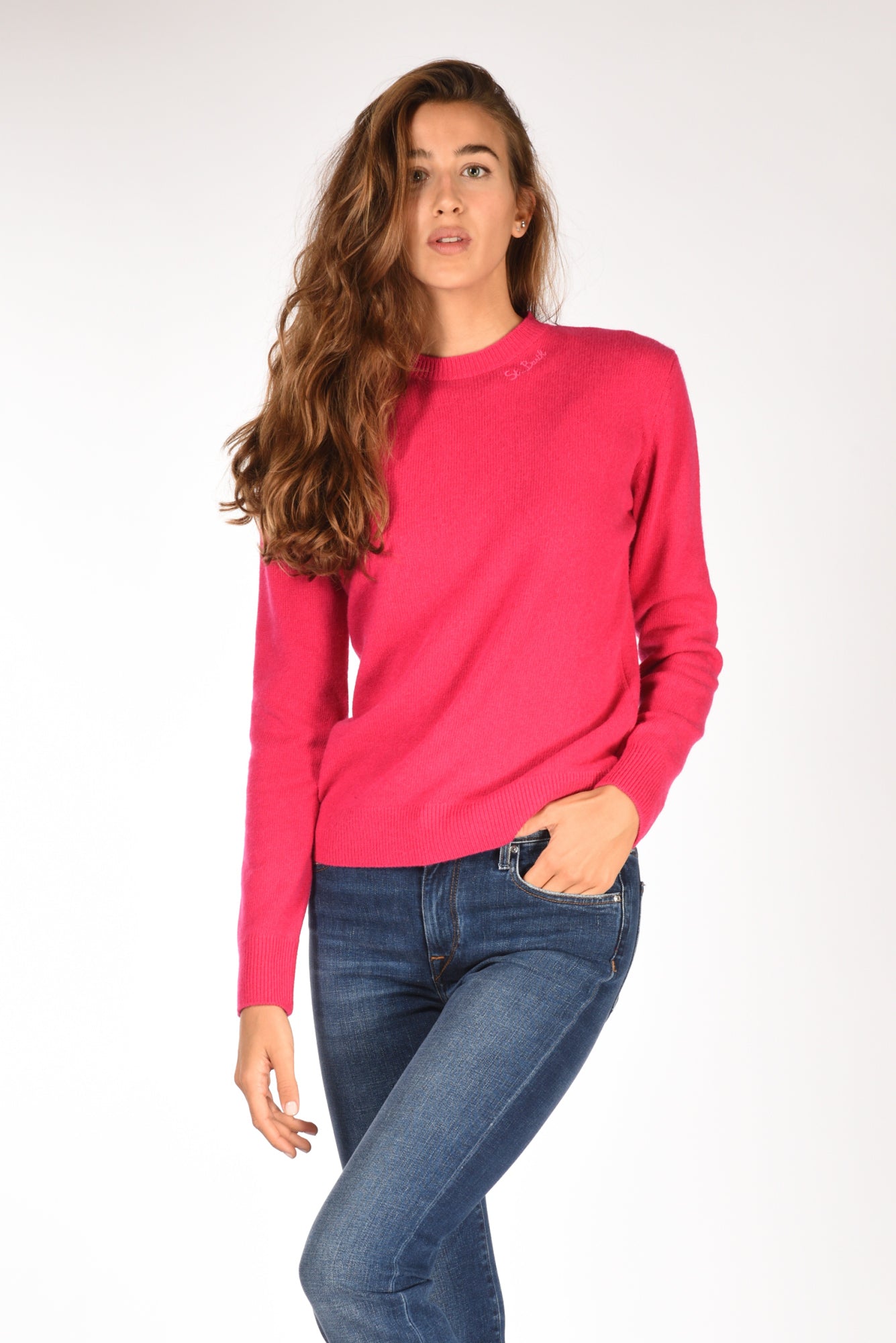 Mc2 Saint Barth Maglia Sorb Fucsia Donna