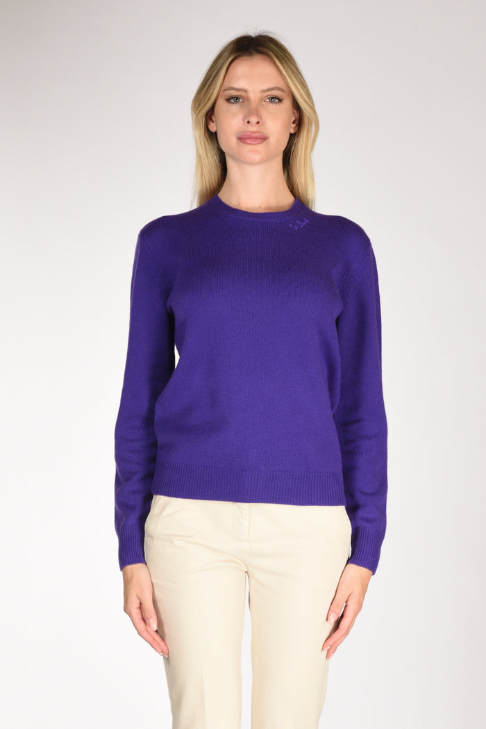 Mc2 Saint Barth Maglia Sorb Viola Donna - 2