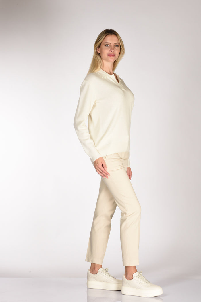 Mc2 Saint Barth Maglia Eze Bianco Naturale Donna - 4