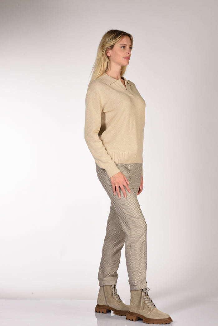 Mc2 Saint Barth Maglia Eze Beige Donna - 4