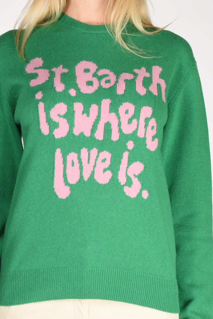 Mc2 Saint Barth Maglia New Verde Donna - 3