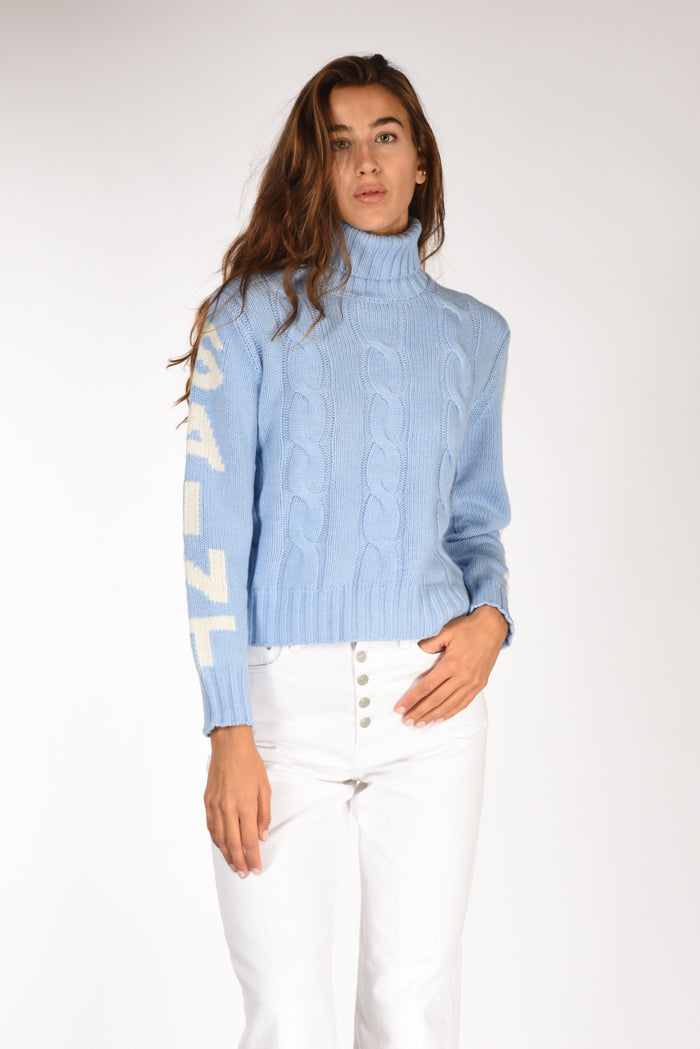 Mc2 Saint Barth Maglia Adler Azzurro Donna - 1