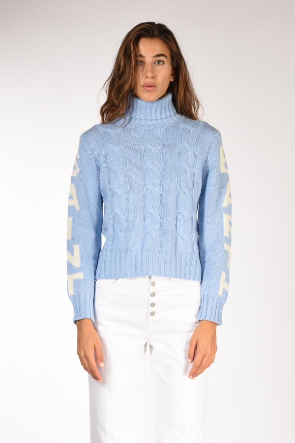 Mc2 Saint Barth Maglia Adler Azzurro Donna-2