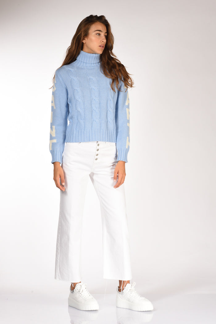 Mc2 Saint Barth Maglia Adler Azzurro Donna - 4