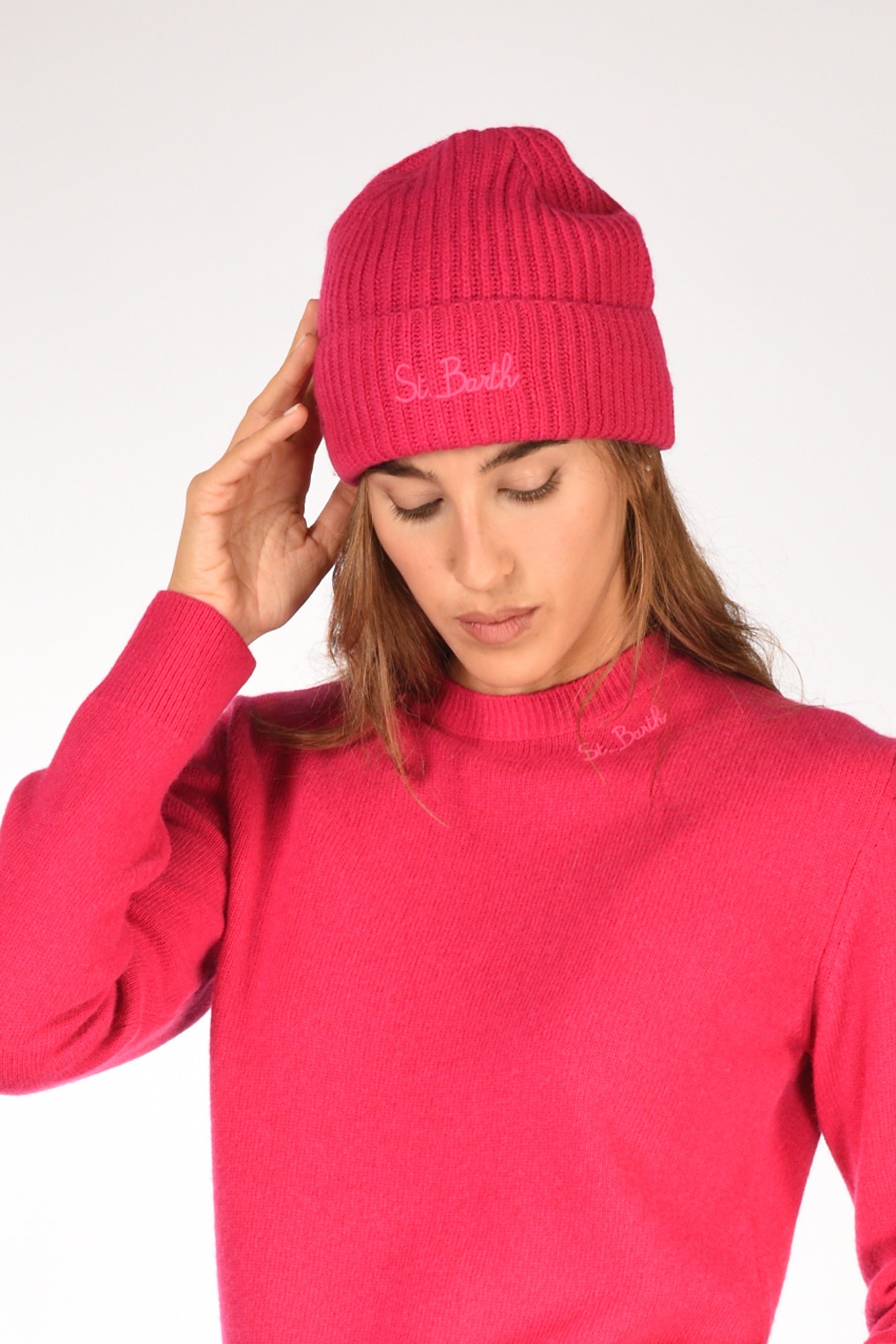 Mc2 Saint Barth Cappello Moss Fucsia Donna