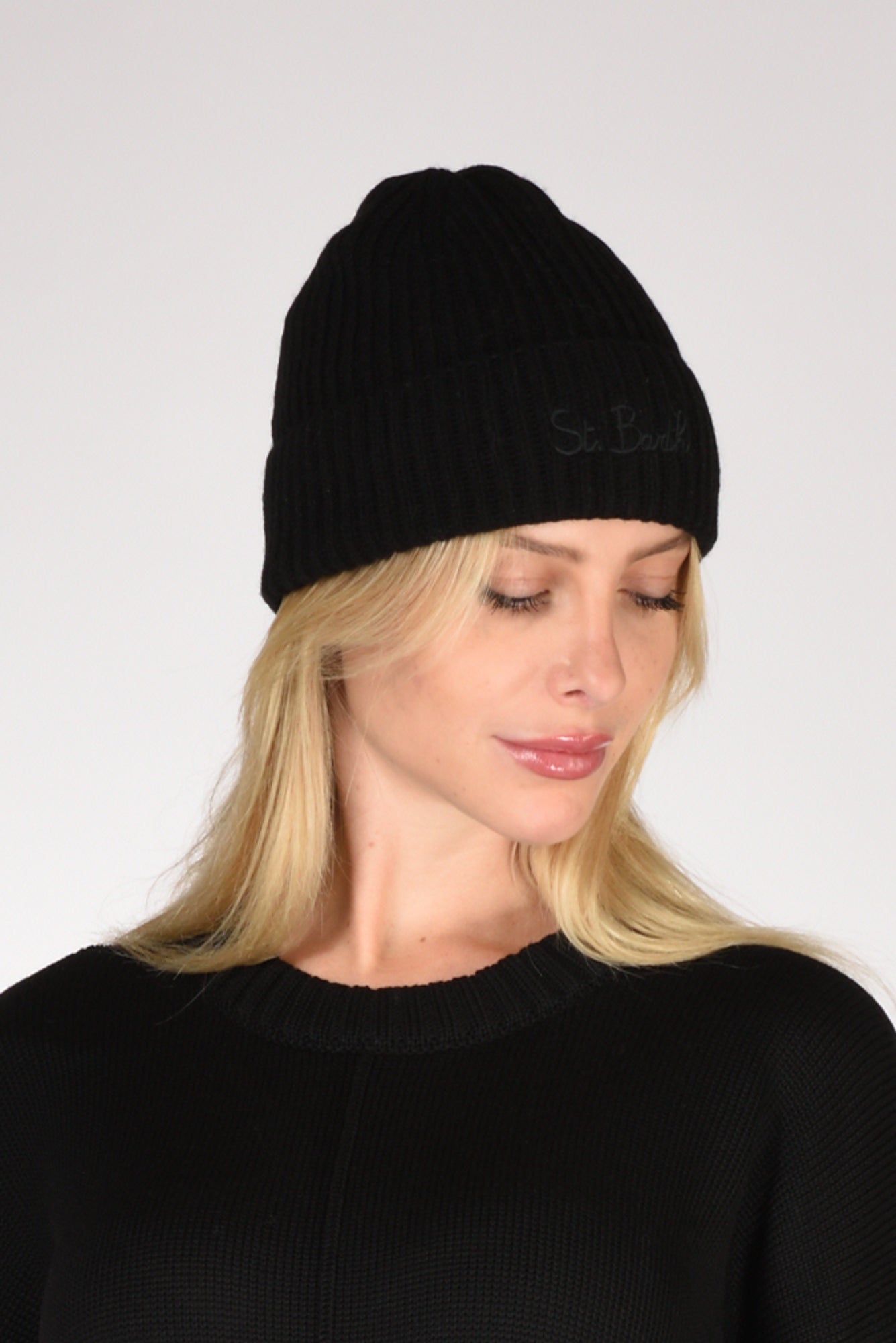 Mc2 Saint Barth Cappello Moss Nero Donna