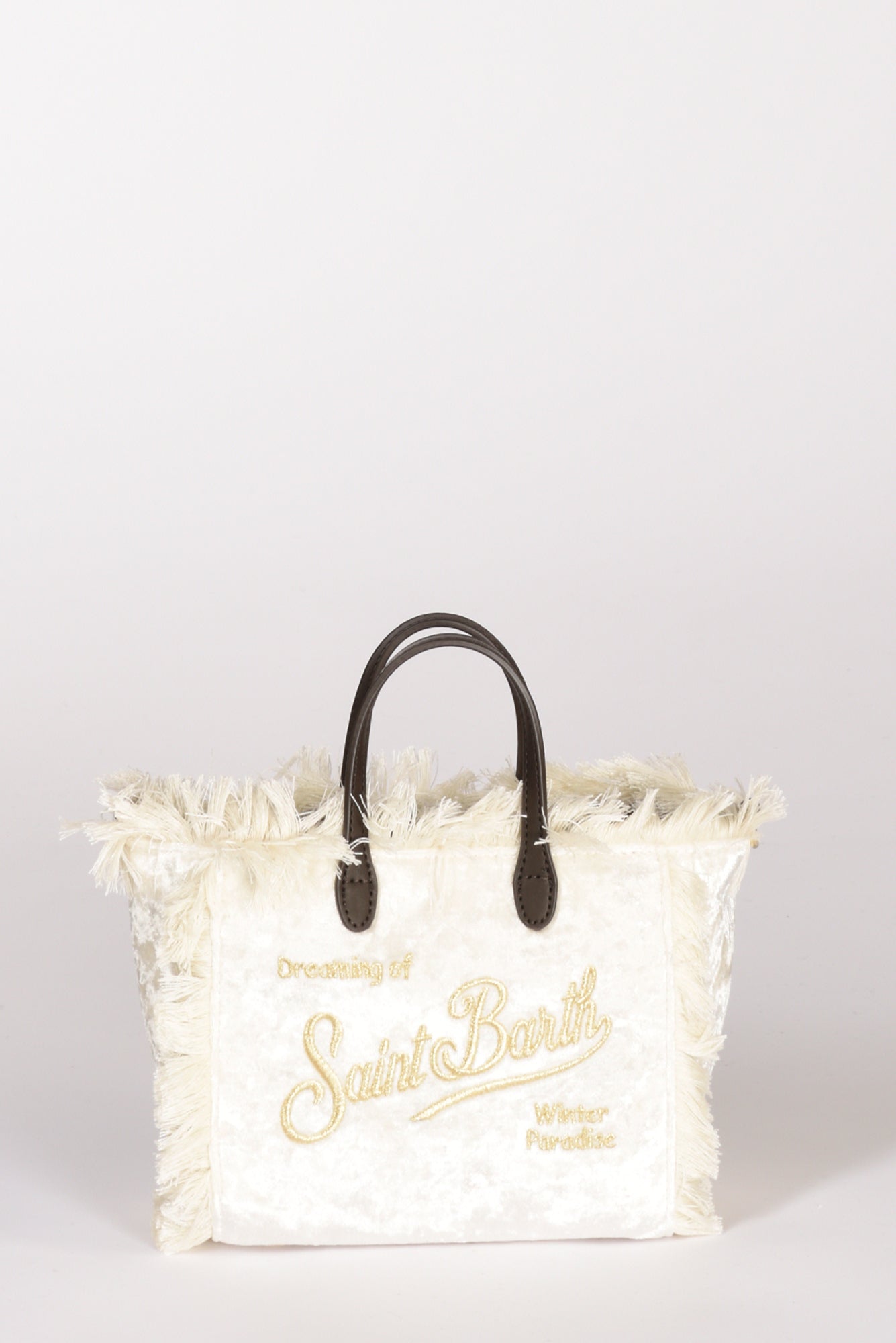 Mc2 Saint Barth Borsa Vanity Mini Bianco/oro Donna