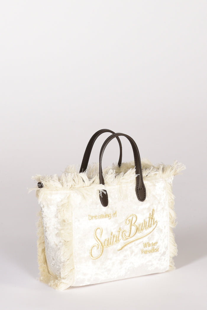 Mc2 Saint Barth Borsa Vanity Mini Bianco/oro Donna - 3