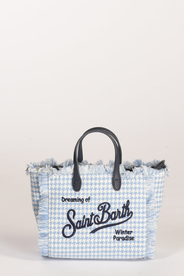 Mc2 Saint Barth Borsa Vanity Mini Azzurro/bianco Donna - 1