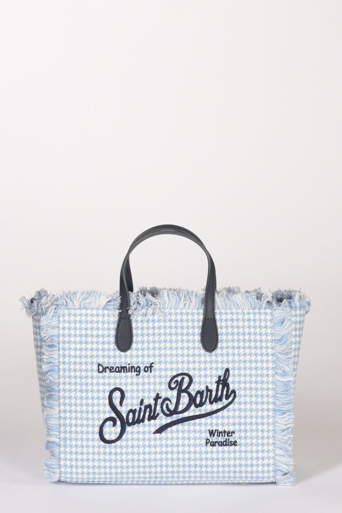 Mc2 Saint Barth Borsa Colette W Azzurro/bianco Donna - 1