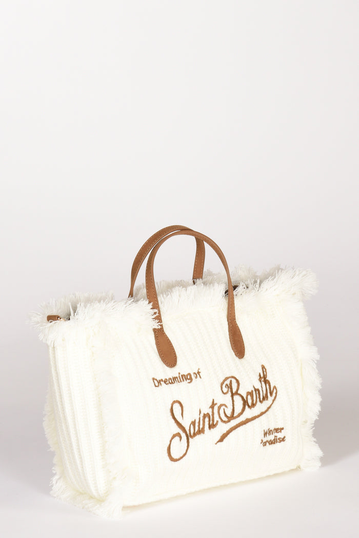 Mc2 Saint Barth Borsa Colette W Bianco Naturale Donna - 3