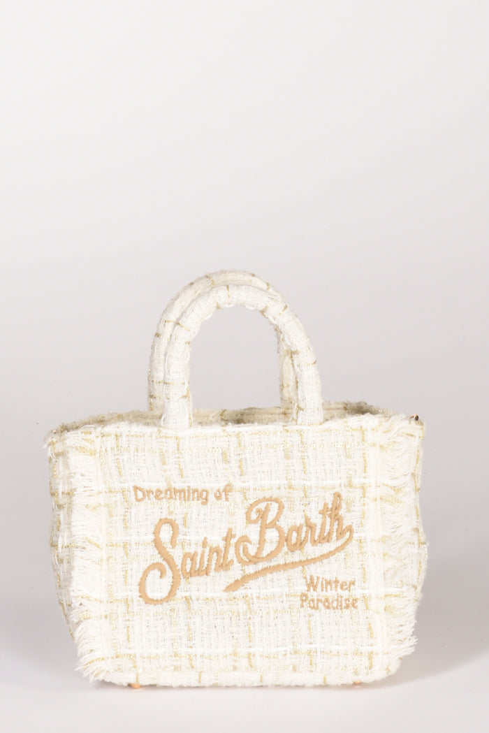 Mc2 Saint Barth Borsa Vanity Mini Bianco Naturale Donna - 1