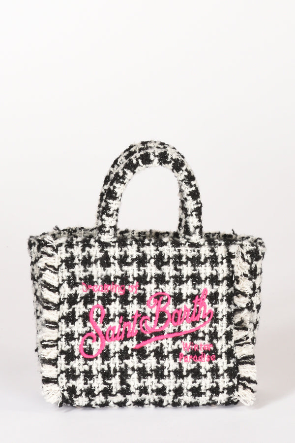 Mc2 Saint Barth Borsa Vanity Mini Bianco/nero/fucsia Donna