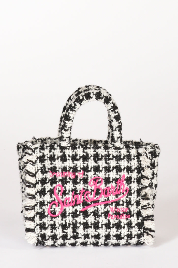 Mc2 Saint Barth Borsa Vanity Mini Bianco/nero/fucsia Donna - 1