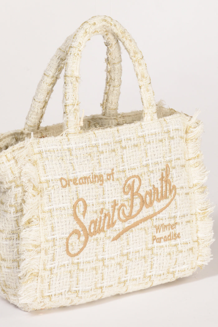 Mc2 Saint Barth Borsa Colette Bianco Naturale Donna - 4