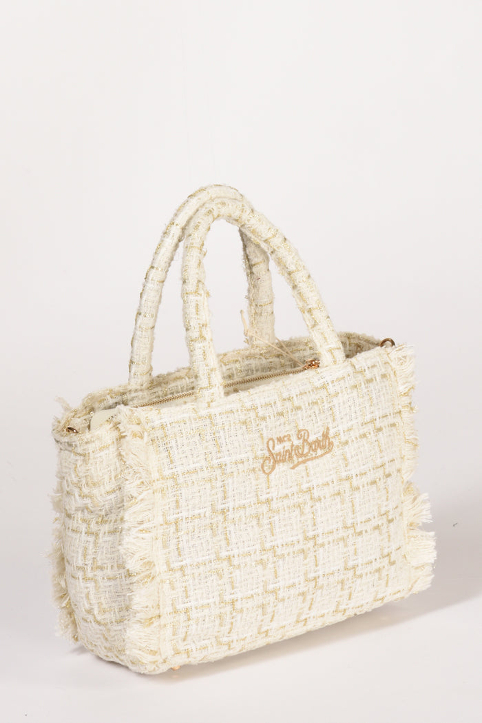 Mc2 Saint Barth Borsa Colette Bianco Naturale Donna - 5