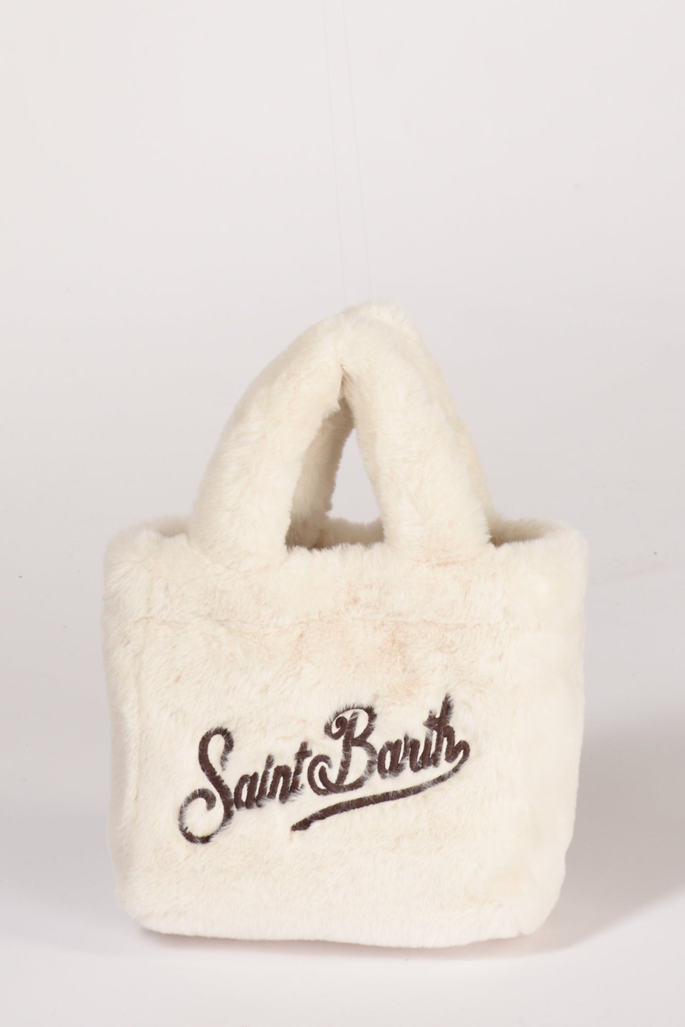 Mc2 Saint Barth Borsa Vanity Mini Bianco Naturale Donna