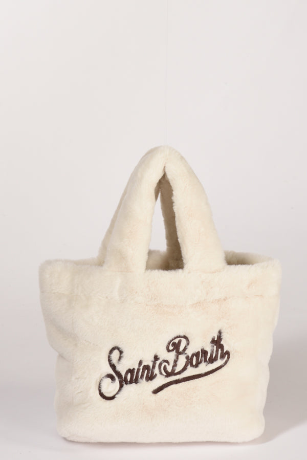 Mc2 Saint Barth Borsa Colette Soft Bianco Naturale Donna