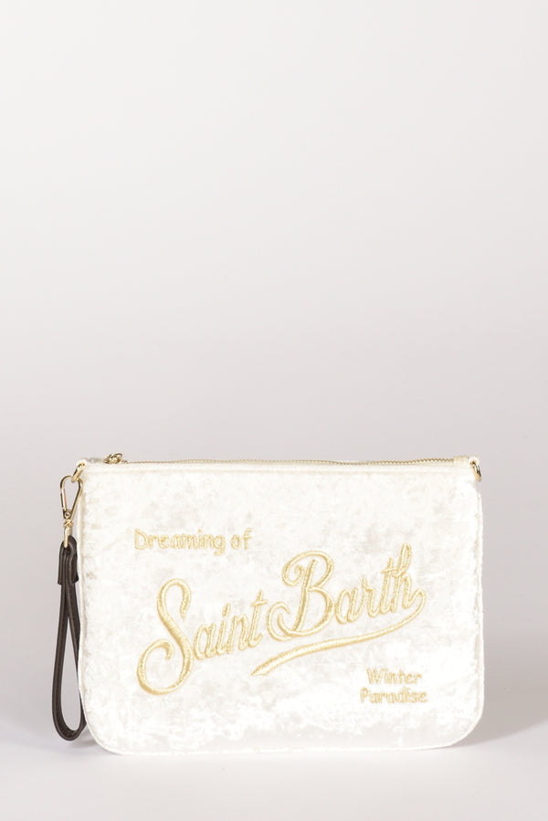 Mc2 Saint Barth Borsa Parisienne W Bianco/oro Donna