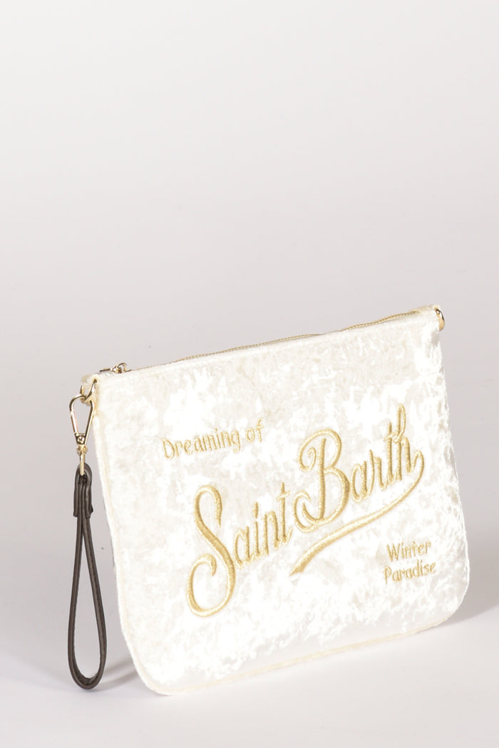 Mc2 Saint Barth Borsa Parisienne W Bianco/oro Donna - 3