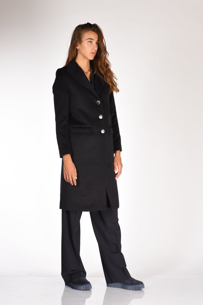 Five Cappotto Blu Donna - 3