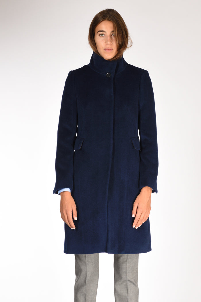 Five Cappotto Blu Donna - 2