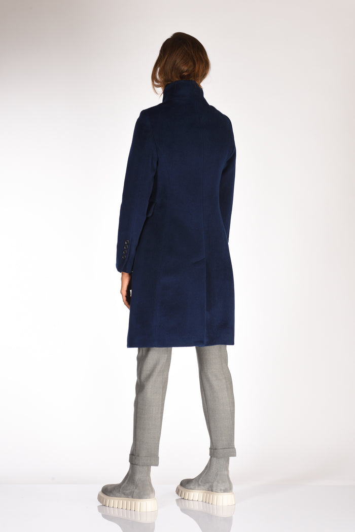 Five Cappotto Blu Donna - 5