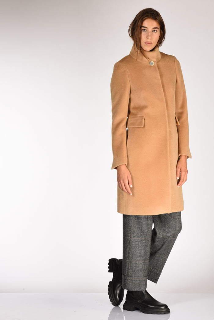 Five Cappotto Beige Donna - 1