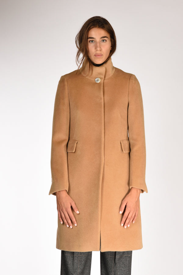 Five Cappotto Beige Donna-2