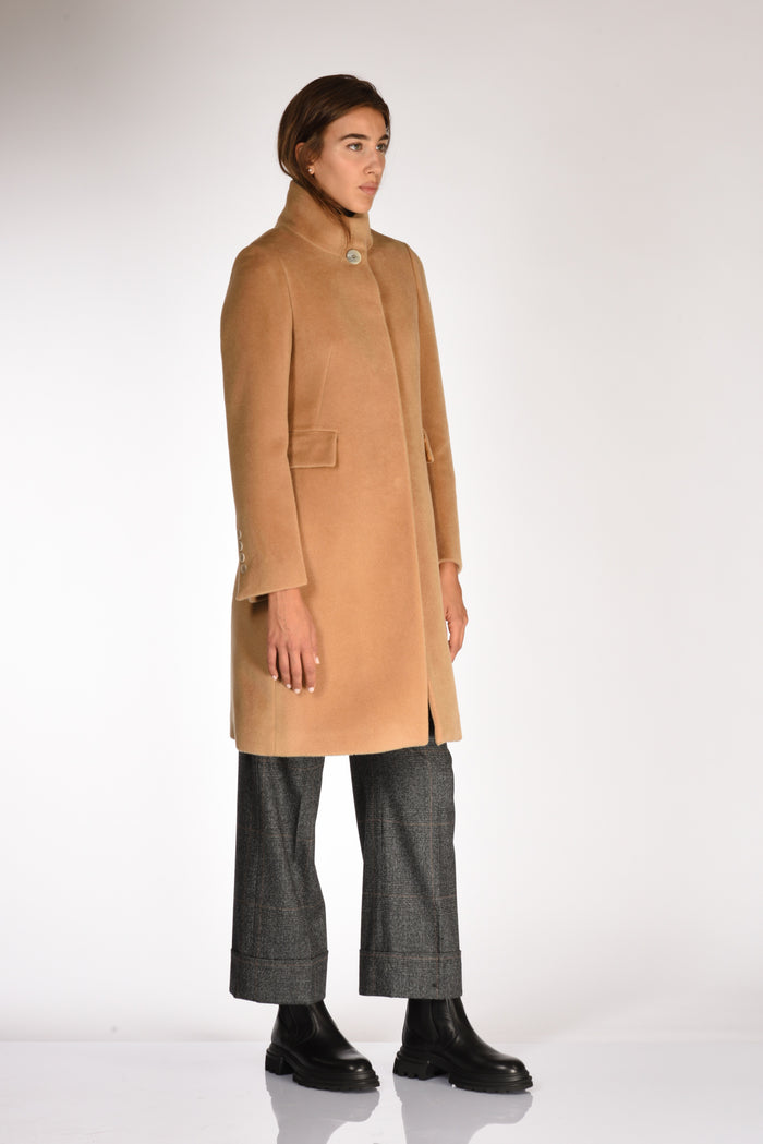 Five Cappotto Beige Donna - 3