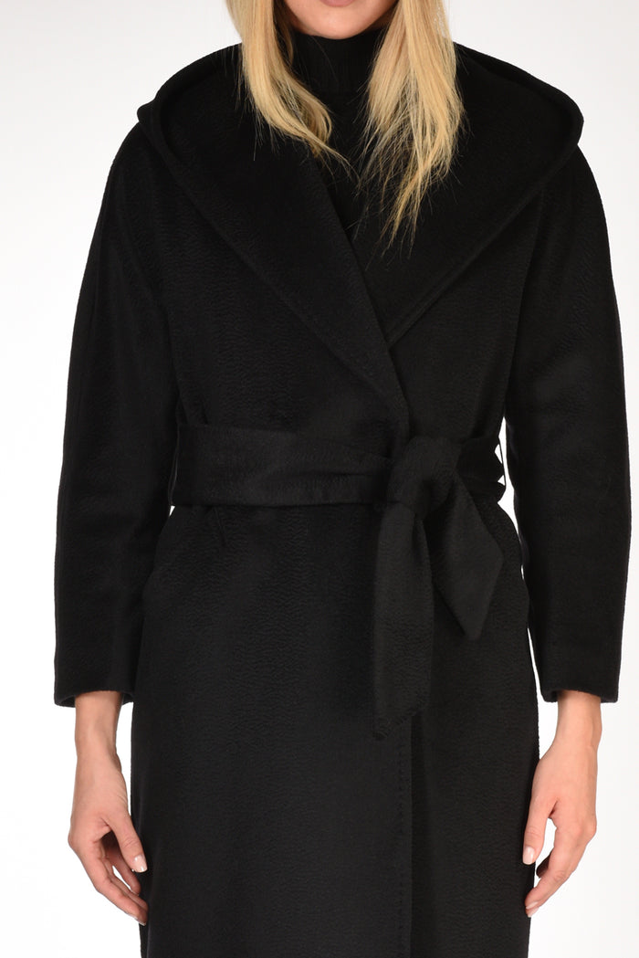 Five Cappotto Nero Donna - 3