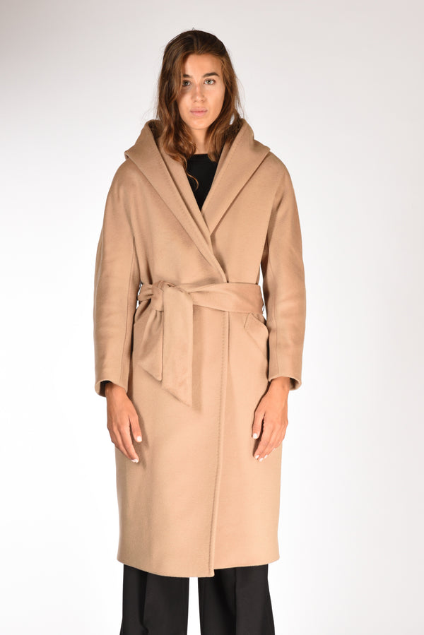 Five Cappotto Beige Donna-2