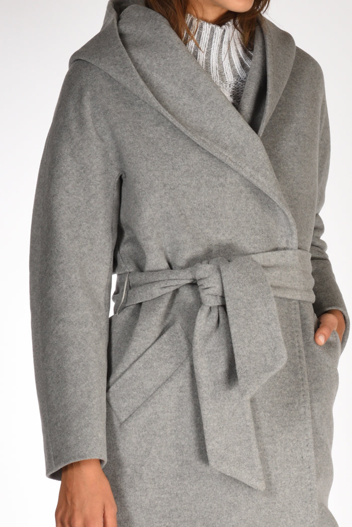 Five Cappotto Grigio Donna - 4