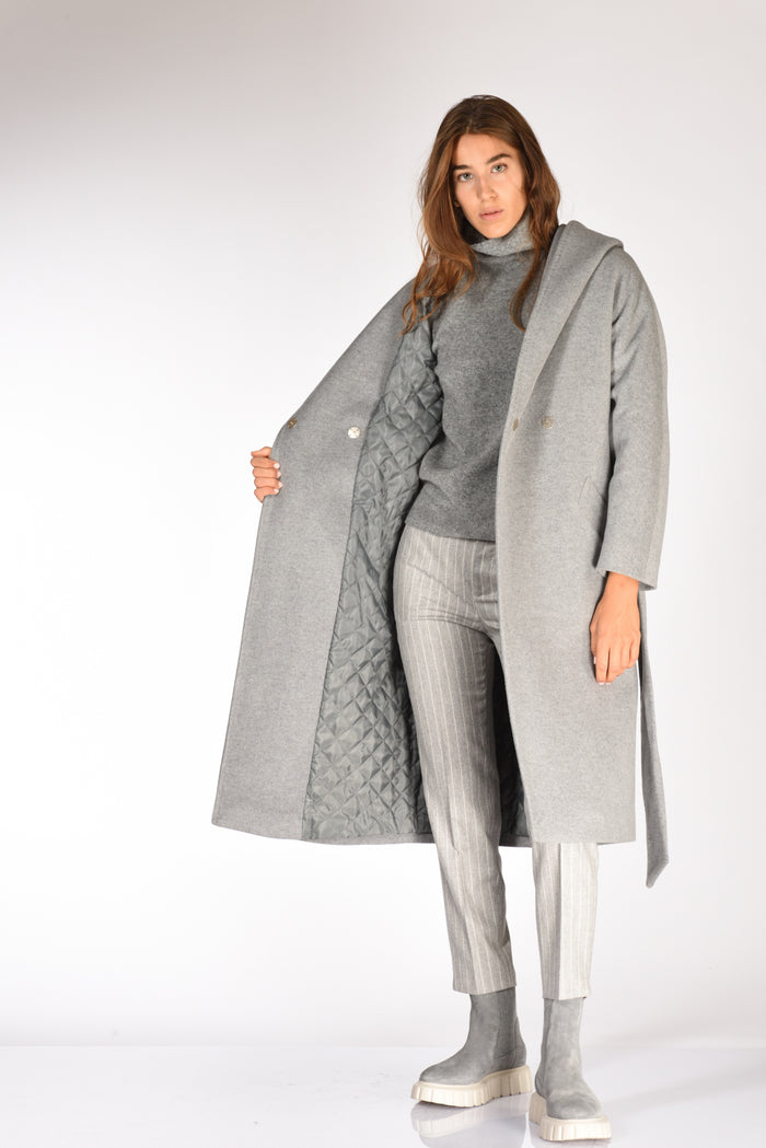 Five Cappotto Grigio Donna - 6