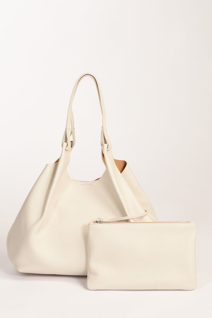 Gianni Chiarini Borsa Dua Bianco Naturale Donna - 3