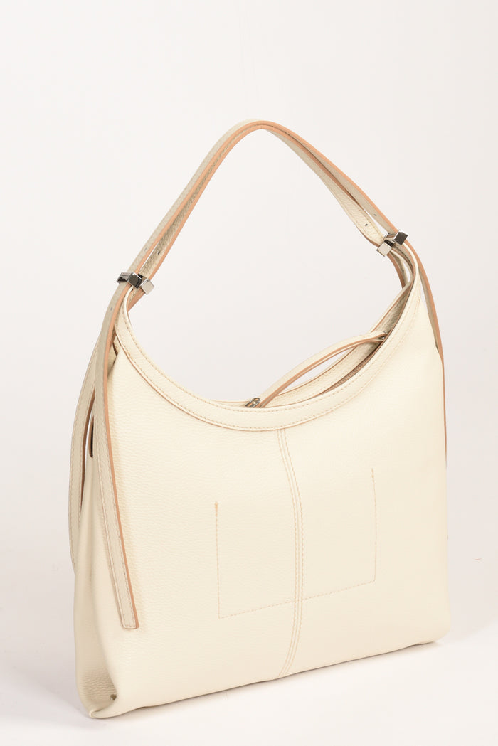 Gianni Chiarini Borsa Norma Bianco Naturale Donna - 5