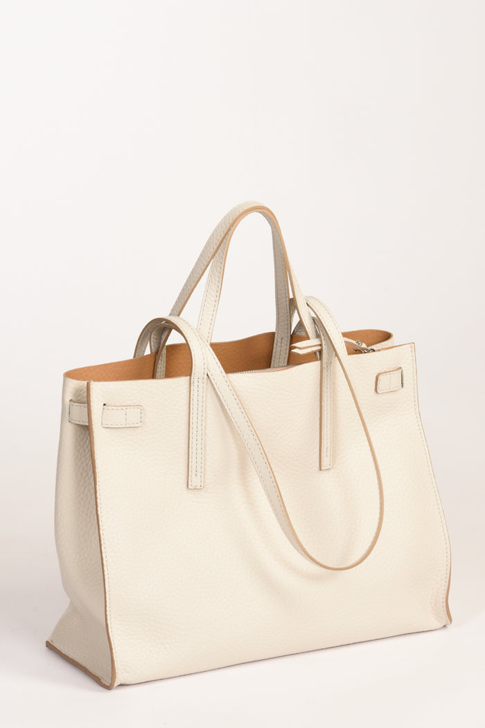 Gianni Chiarini Borsa Altea Bianco Naturale Donna - 5