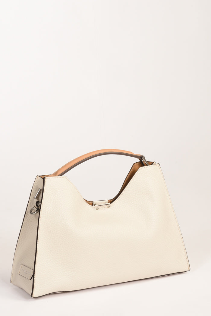 Gianni Chiarini Borsa Aurora Bianco Naturale Donna - 4