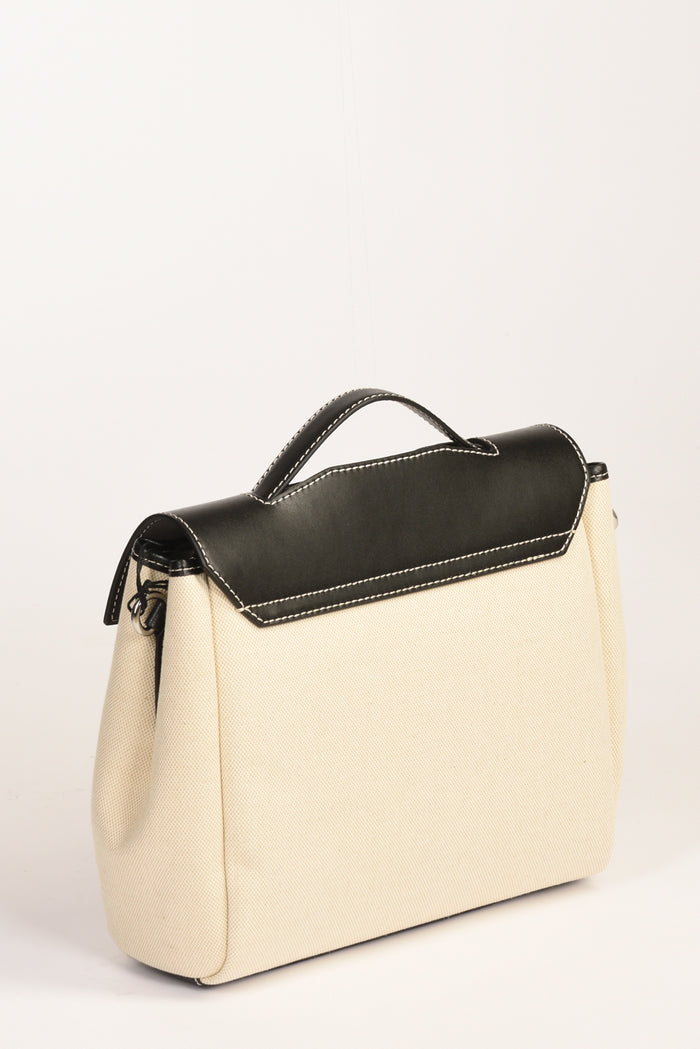 Gianni Chiarini Borsa Clio Bianco/nero Donna - 4