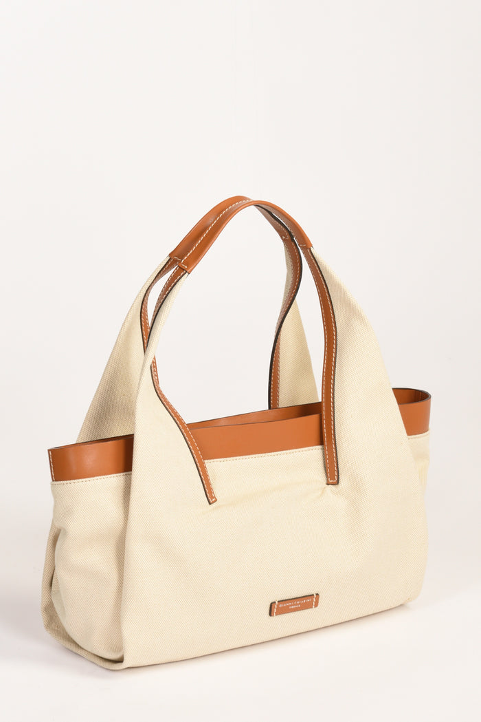 Gianni Chiarini Borsa Giulia Bianco Naturale Donna - 3