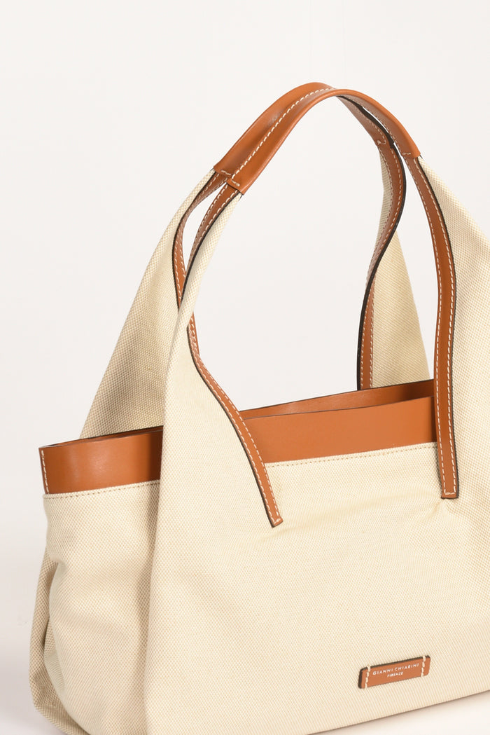 Gianni Chiarini Borsa Giulia Bianco Naturale Donna - 4